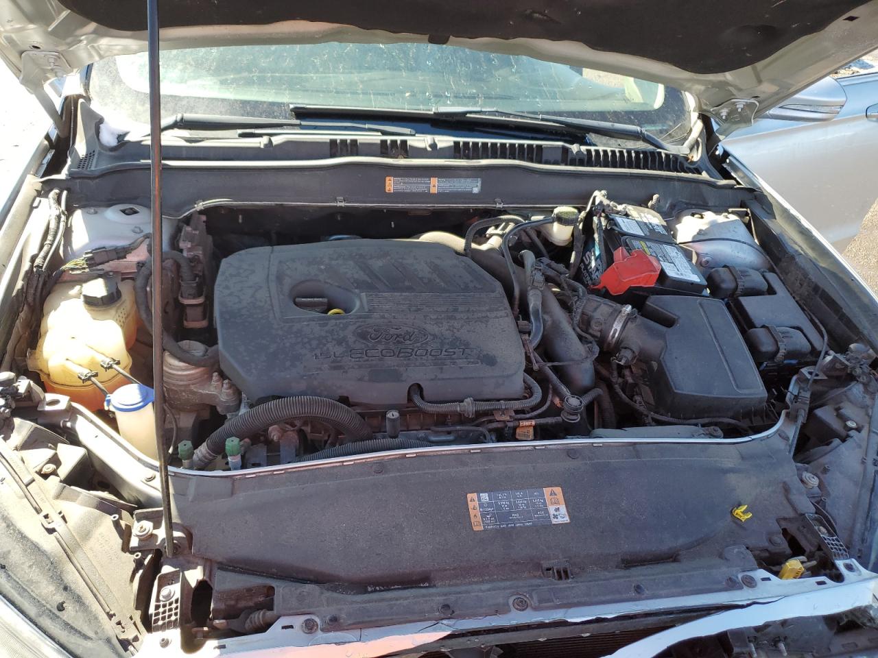 2017 Ford Fusion VIN 3FA6P0HD0HR111596 Copart auction photo, front end / all over damage thumbnail 11
