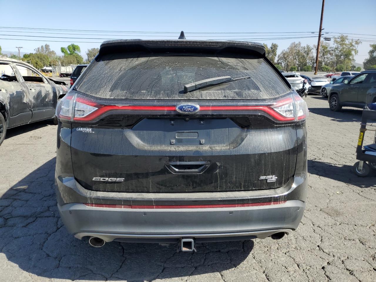 2015 Ford Edge VIN 2FMTK4J82FBC04594 Copart auction photo, front end damage thumbnail 6