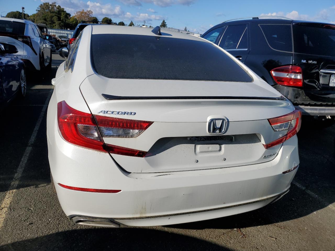 2021 Honda Accord VIN 1HGCV1F39MA062813 Copart auction photo, vandalism damage thumbnail 6