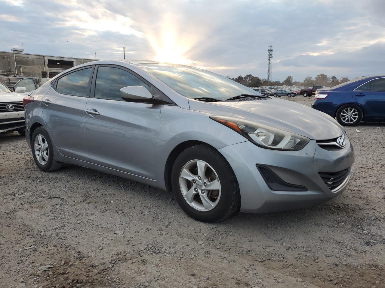 2015 Hyundai Elantra VIN 5NPDH4AE1FH622436 Copart auction photo, rear end / minor dent/scratches damage thumbnail 4