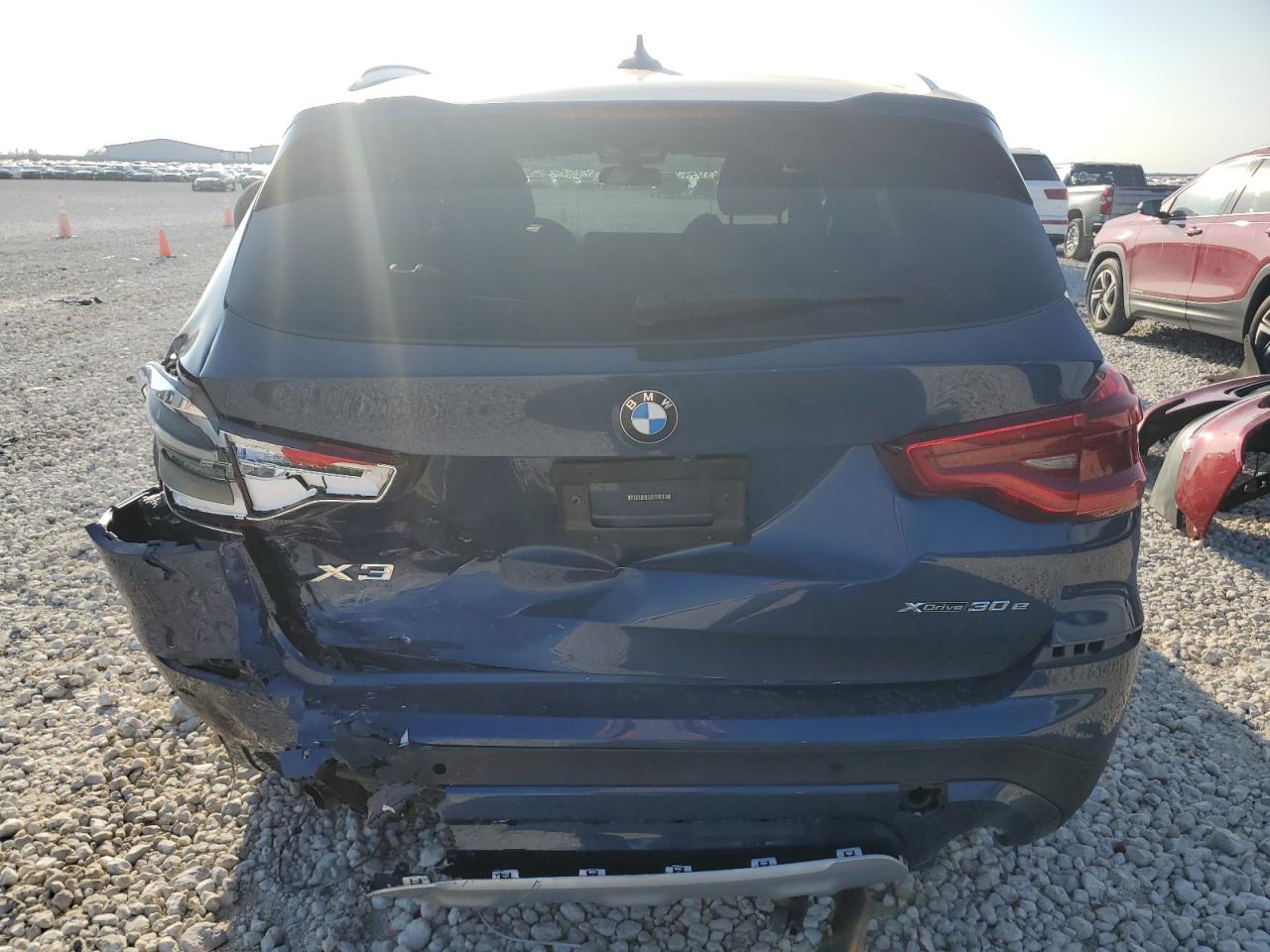 2021 BMW X3 VIN 5UXTS1C03M9F52488 Copart auction photo, rear end damage thumbnail 6