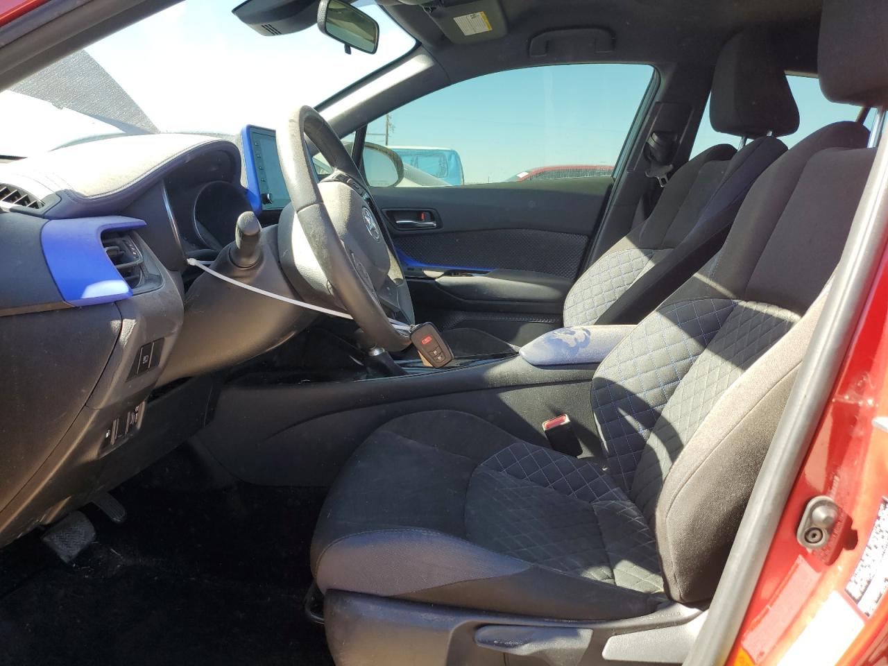 2021 Toyota C-HR VIN JTNKHMBX0M1114112 Copart auction photo, front end / all over damage thumbnail 7