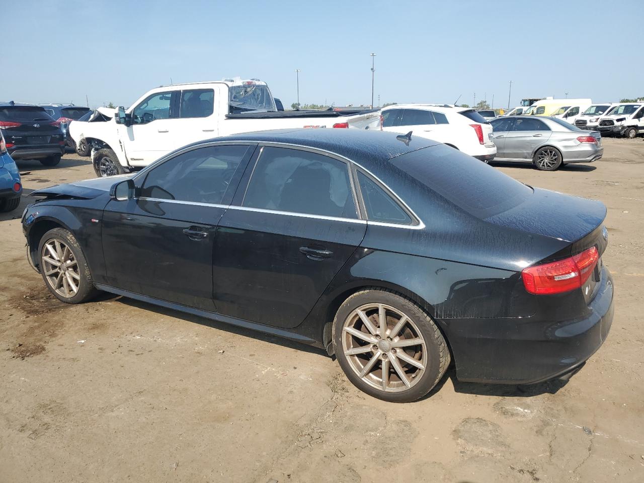 2015 Audi A4 VIN WAUFFAFL1FN033159 Copart auction photo, front end damage thumbnail 2