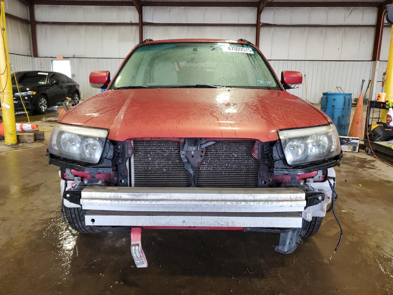 2007 Subaru Forester VIN JF1SG65697H725070 Copart auction photo, side / front end damage thumbnail 5