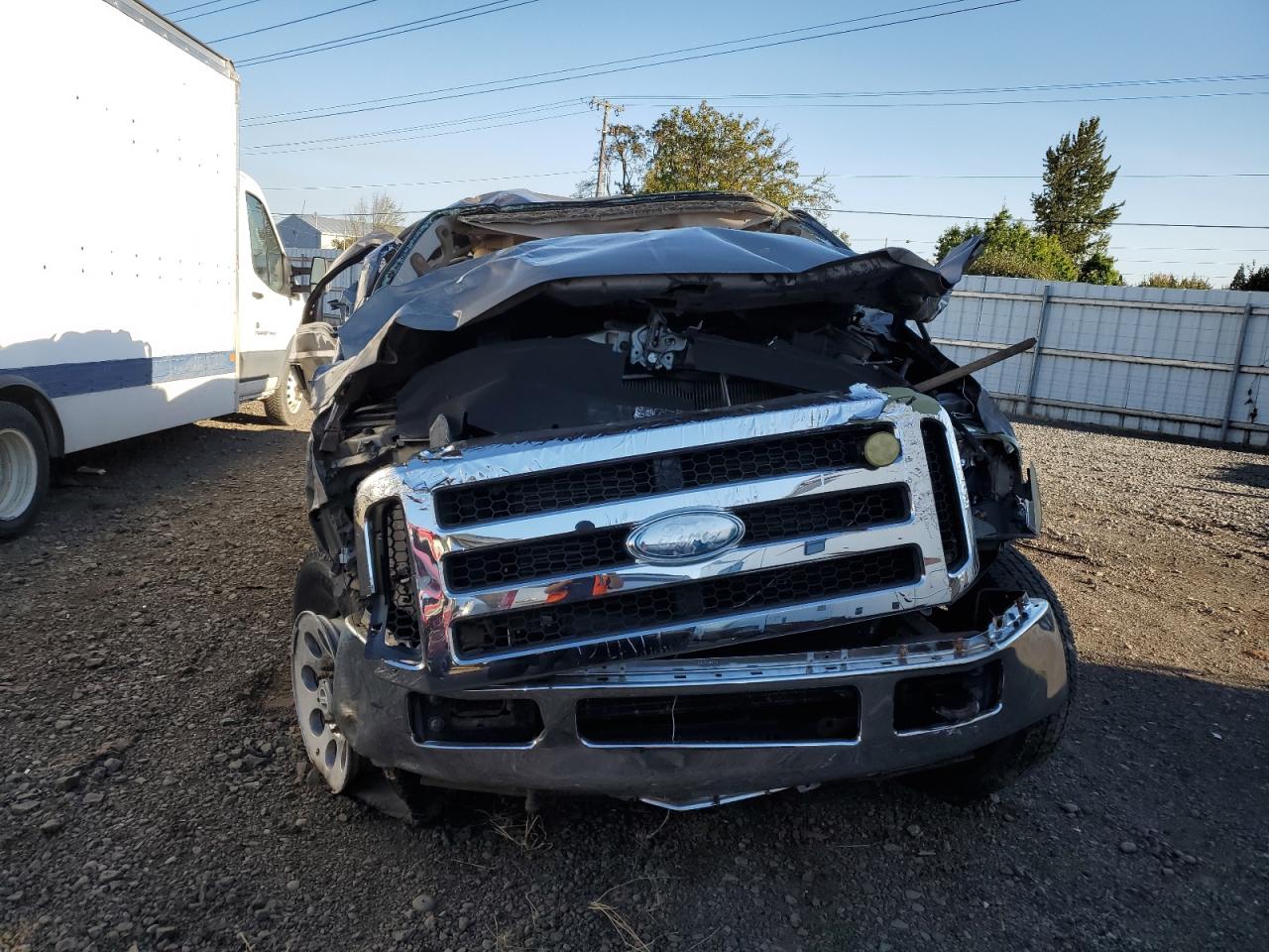 2007 Ford F350 VIN 1FTWX31P27EA95015 Copart auction photo, all over damage thumbnail 5