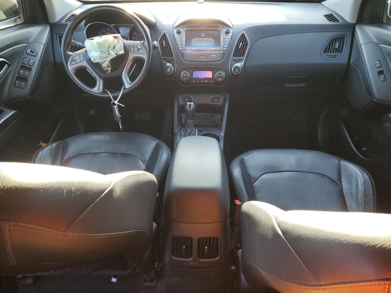 2014 Hyundai Tucson VIN KM8JUCAG4EU834502 Copart auction photo, front end / minor dent/scratches damage thumbnail 8