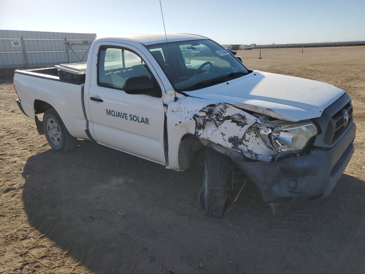 2014 Toyota Tacoma VIN 5TFNX4CN9EX041127 Copart auction photo, front end / rear end damage thumbnail 4