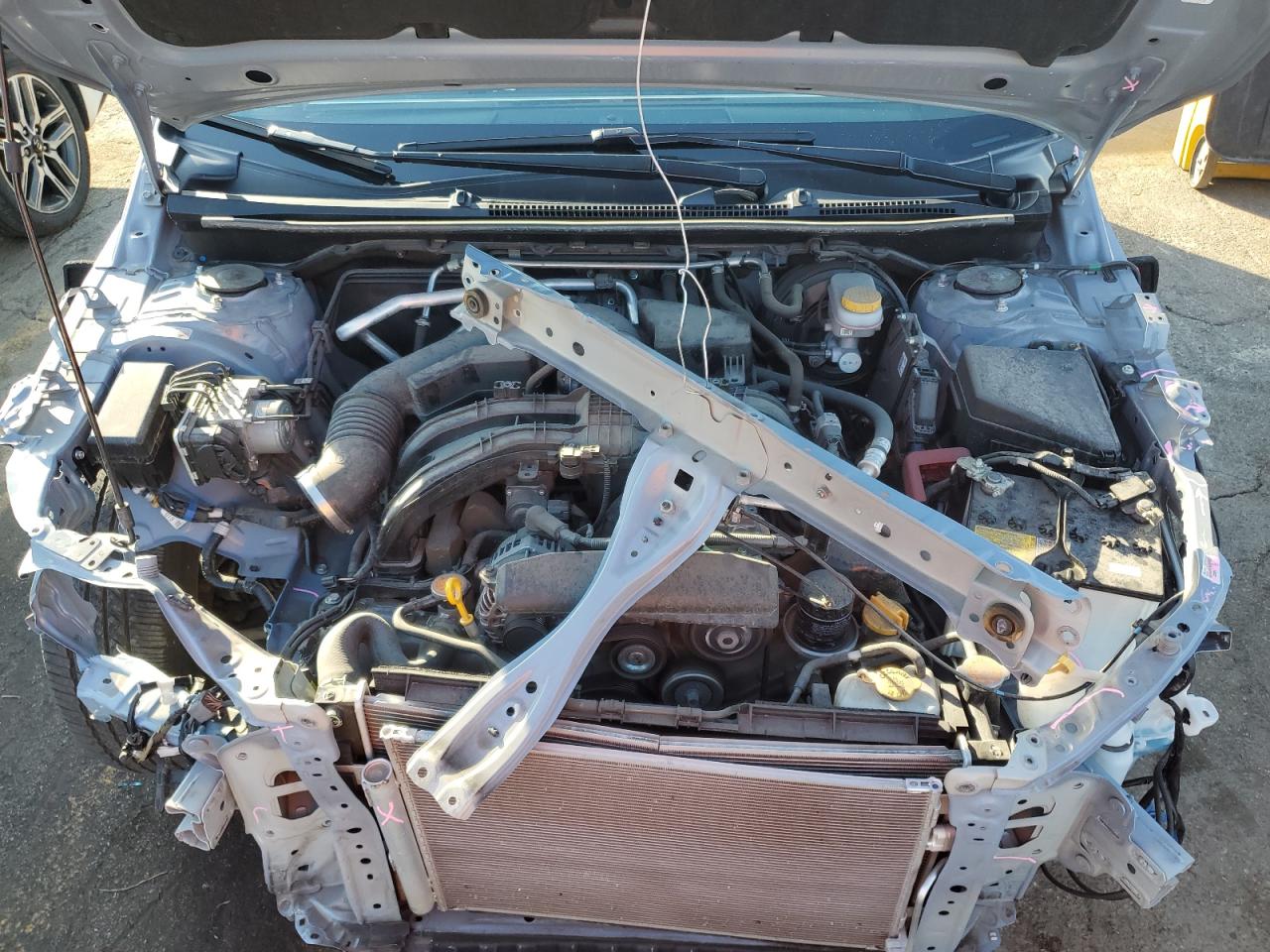 2021 Subaru XV VIN JF2GTHMC6M8650064 Copart auction photo, front end / side damage thumbnail 12
