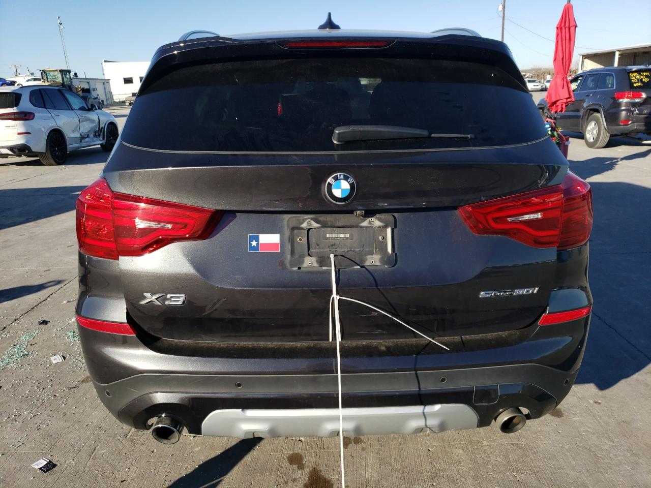 2019 BMW X3 VIN 5UXTR7C58KLF31047 Copart auction photo, all over damage thumbnail 6