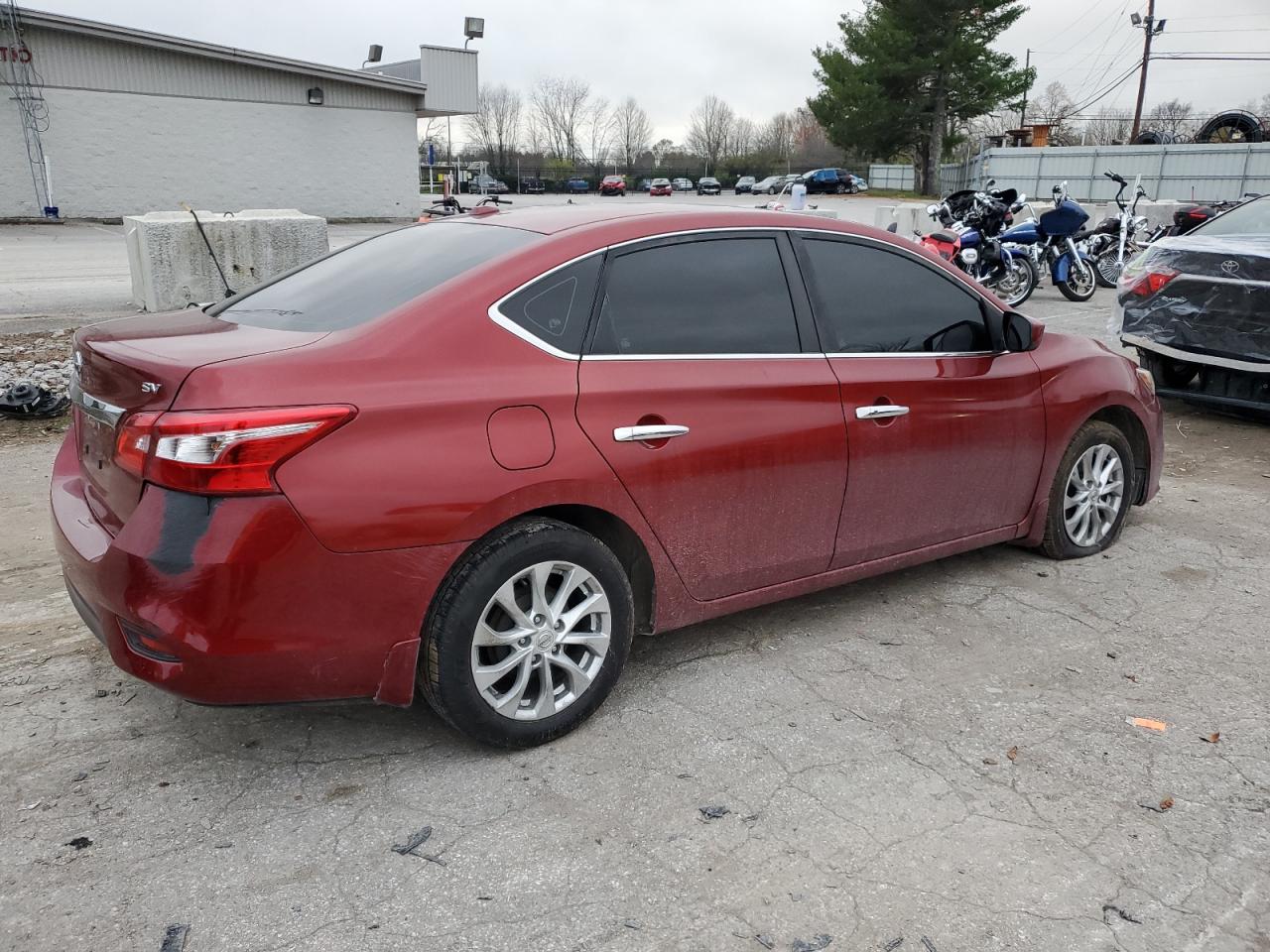 2019 Nissan Sentra VIN 3N1AB7AP9KY322618 Copart auction photo, all over damage thumbnail 3
