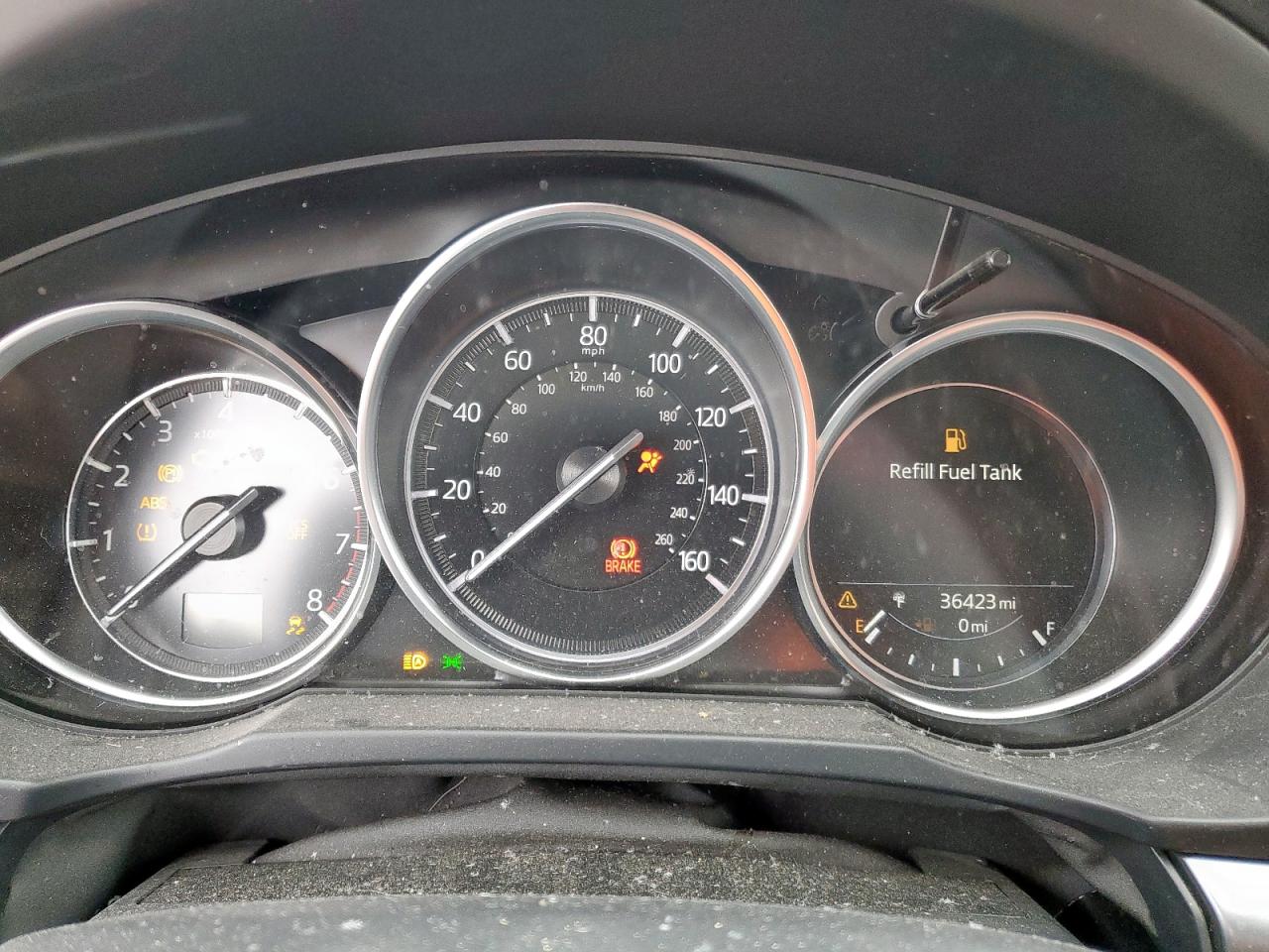 2021 Mazda CX-5 VIN JM3KFACM1M0462804 Copart auction photo, rear end damage thumbnail 9