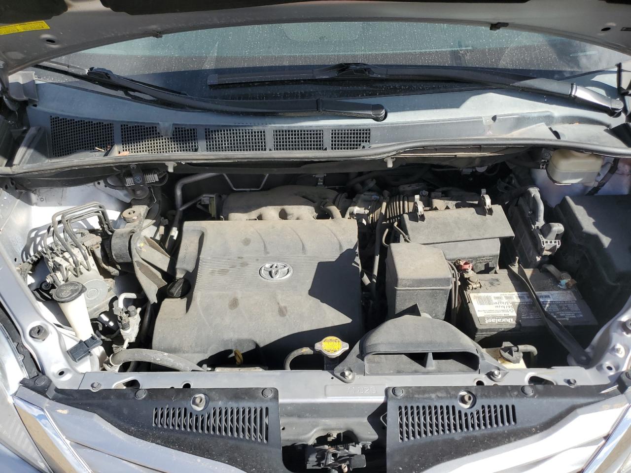 2015 Toyota Sienna VIN 5TDKK3DC1FS579787 Copart auction photo, side damage thumbnail 12