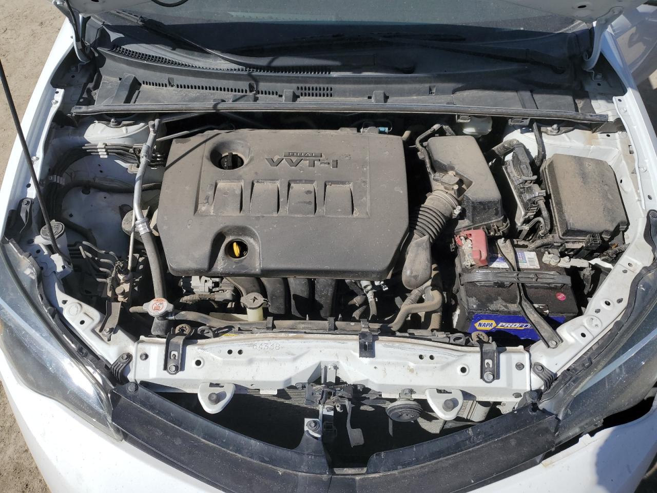 2018 Toyota Corolla VIN 2T1BURHE5JC086155 Copart auction photo, side / front end damage thumbnail 11