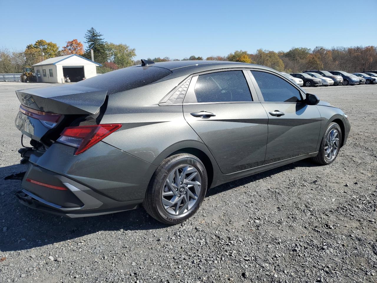 2024 Hyundai Elantra VIN KMHLM4DG2RU726573 Copart auction photo, rear end damage thumbnail 3