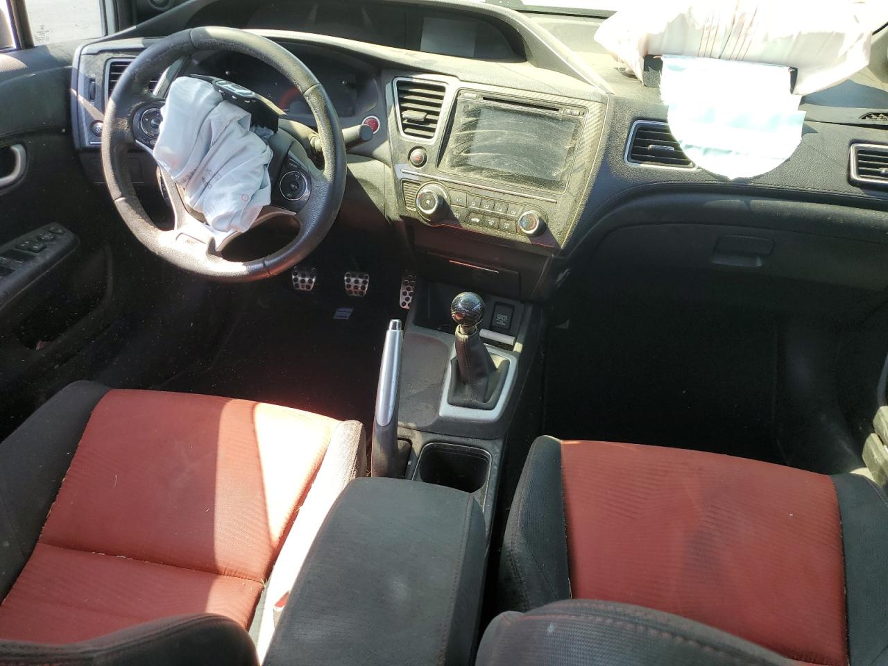2015 Honda Civic VIN 2HGFB6E55FH700808 Copart auction photo, front end / undercarriage damage thumbnail 8