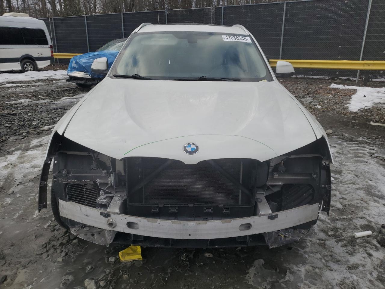 2017 BMW X3 VIN 5UXWX9C55H0T03318 Copart auction photo, front end damage thumbnail 5