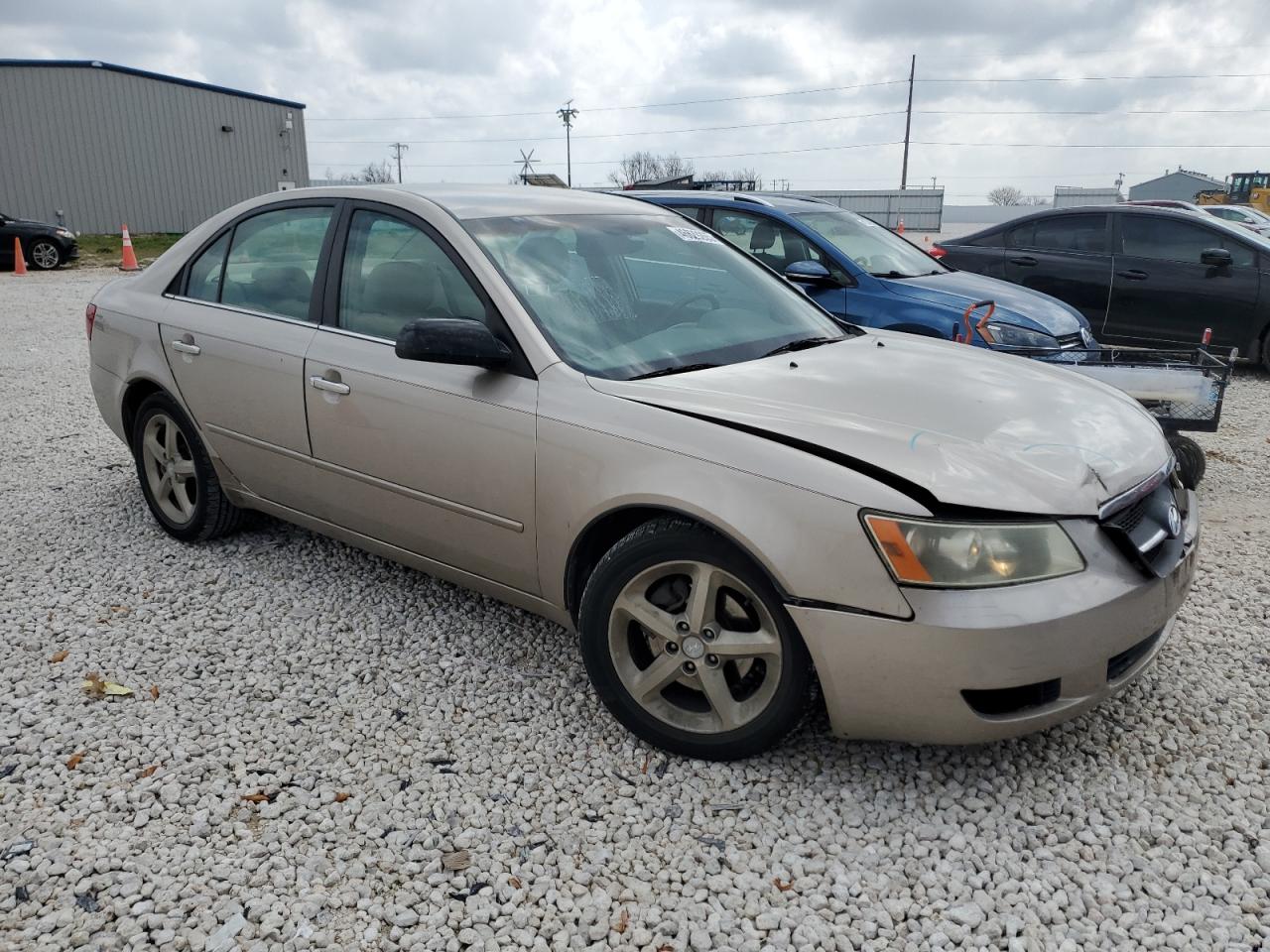 2007 Hyundai Sonata VIN 5NPEU46F57H162670 Copart auction photo, front end damage thumbnail 4