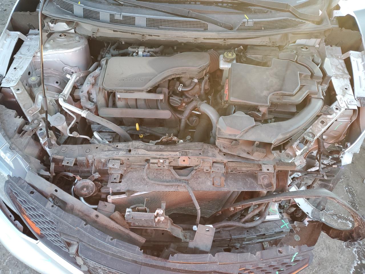 2019 Nissan Rogue VIN JN1BJ1CR7KW314737 Copart auction photo, front end / mechanical damage thumbnail 11
