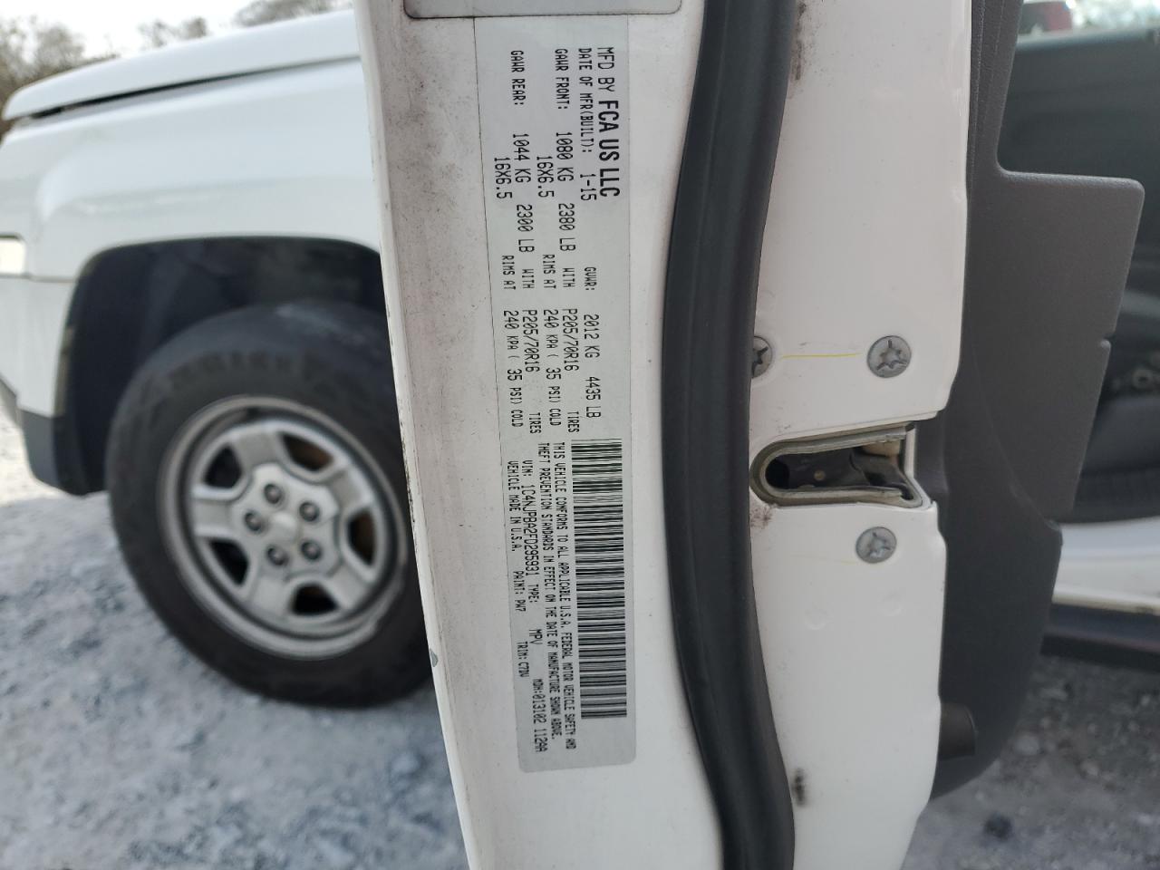 2015 Jeep Liberty (Patriot) VIN 1C4NJPBA2FD295931 Copart auction photo, all over damage thumbnail 13