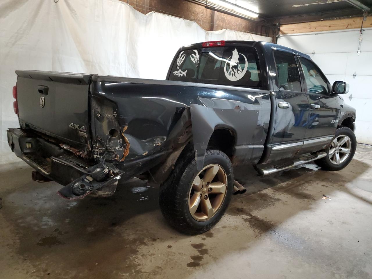 2008 Dodge RAM VIN 1D7HU18248S568860 Copart auction photo, rear end / all over damage thumbnail 3