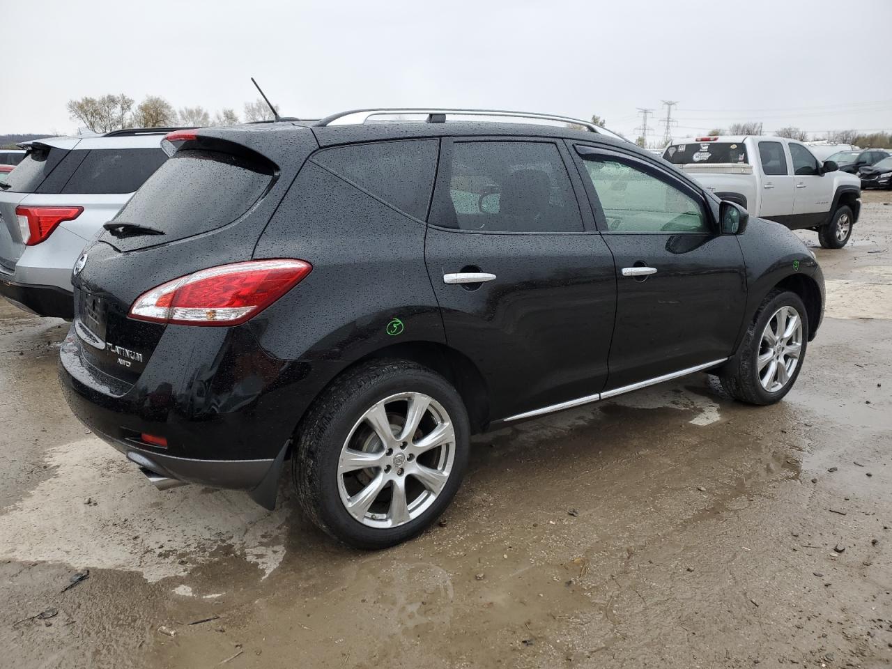 2012 Nissan Murano VIN JN8AZ1MW1CW229095 Copart auction photo, front end damage thumbnail 3