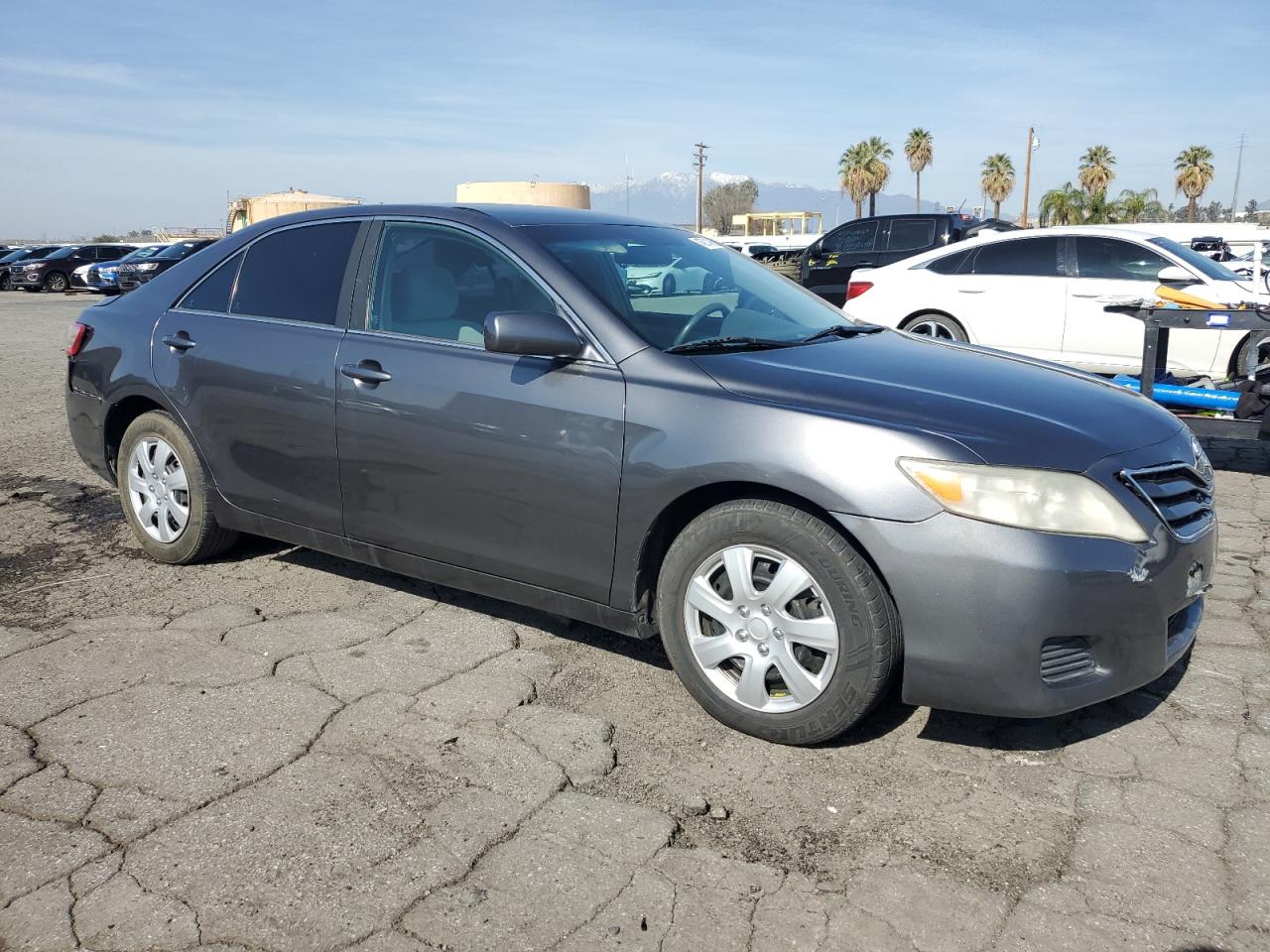 2011 Toyota Camry VIN 4T1BF3EK4BU725871 Copart auction photo, rear end / front end damage thumbnail 4