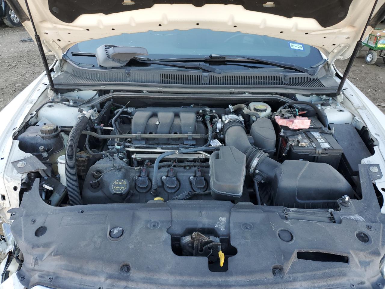 2015 Ford Taurus VIN 1FAHP2F8XFG163347 Copart auction photo, front end / side damage thumbnail 11