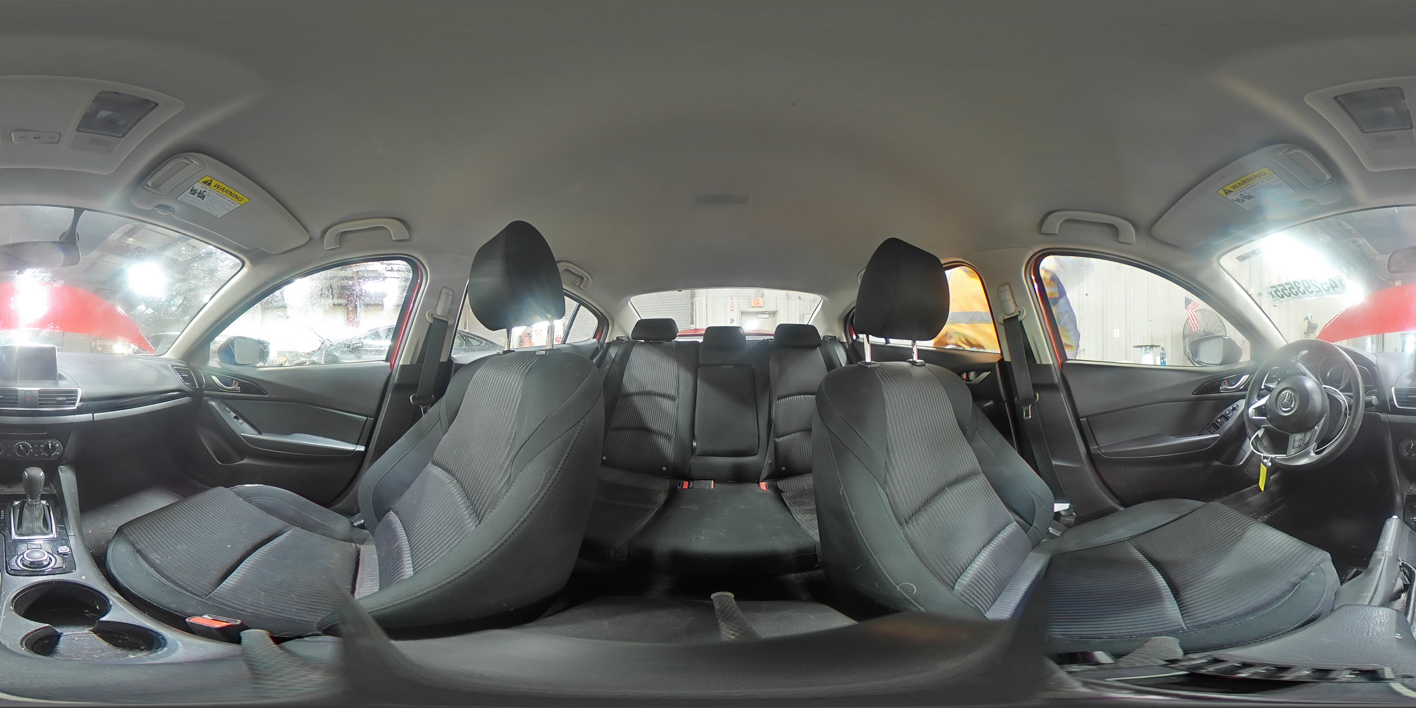 2016 Mazda 3 VIN JM1BM1U74G1313129 Copart auction photo, rear end / front end damage thumbnail 14