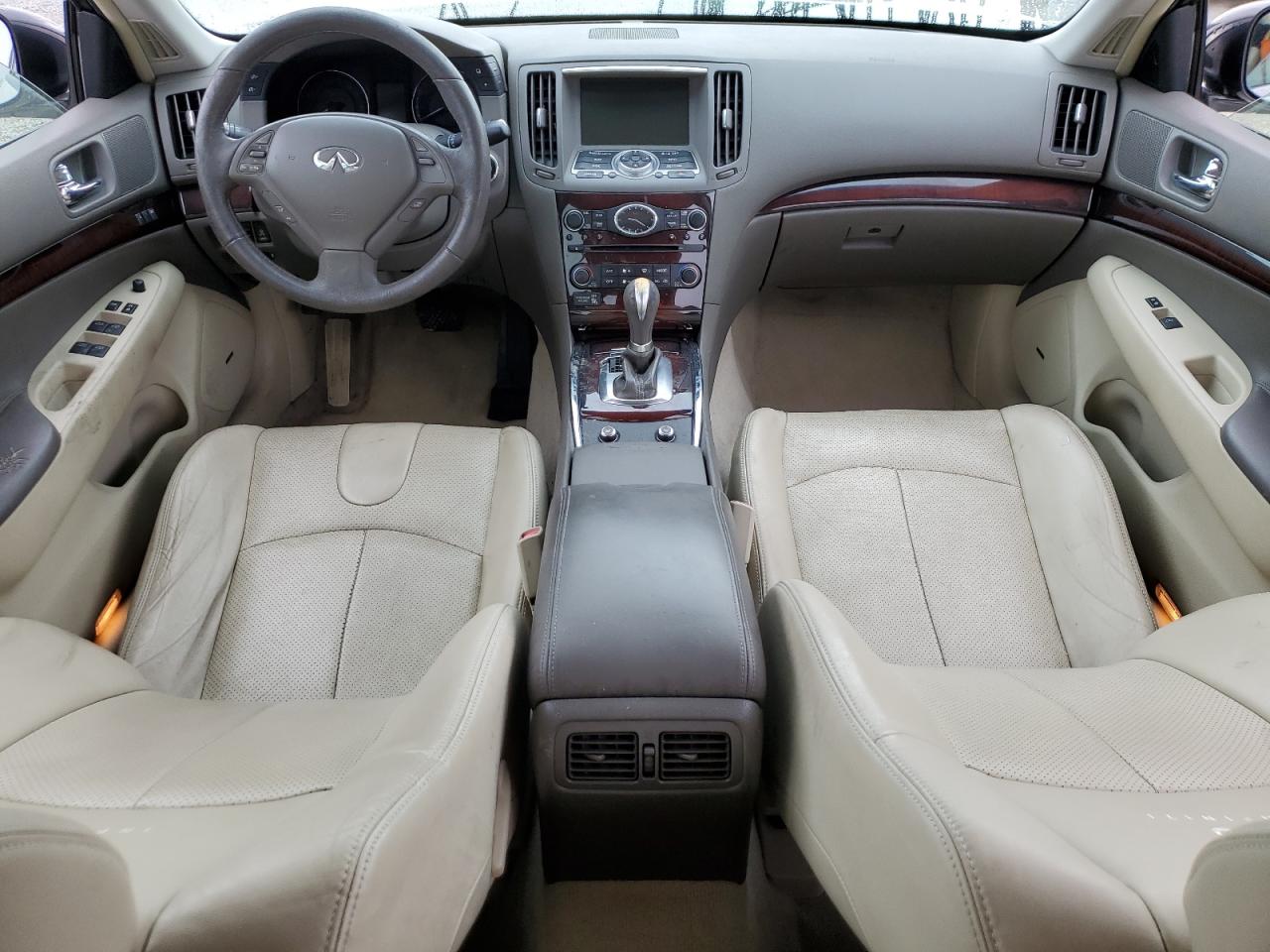 2012 Infiniti G VIN JN1CV6AP4CM932487 Copart auction photo, front end / top/roof damage thumbnail 8