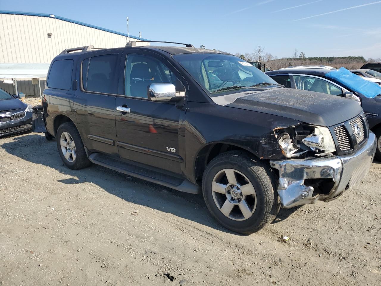 2007 Nissan Armada VIN 5N1AA08A27N702781 Copart auction photo, front end damage thumbnail 4