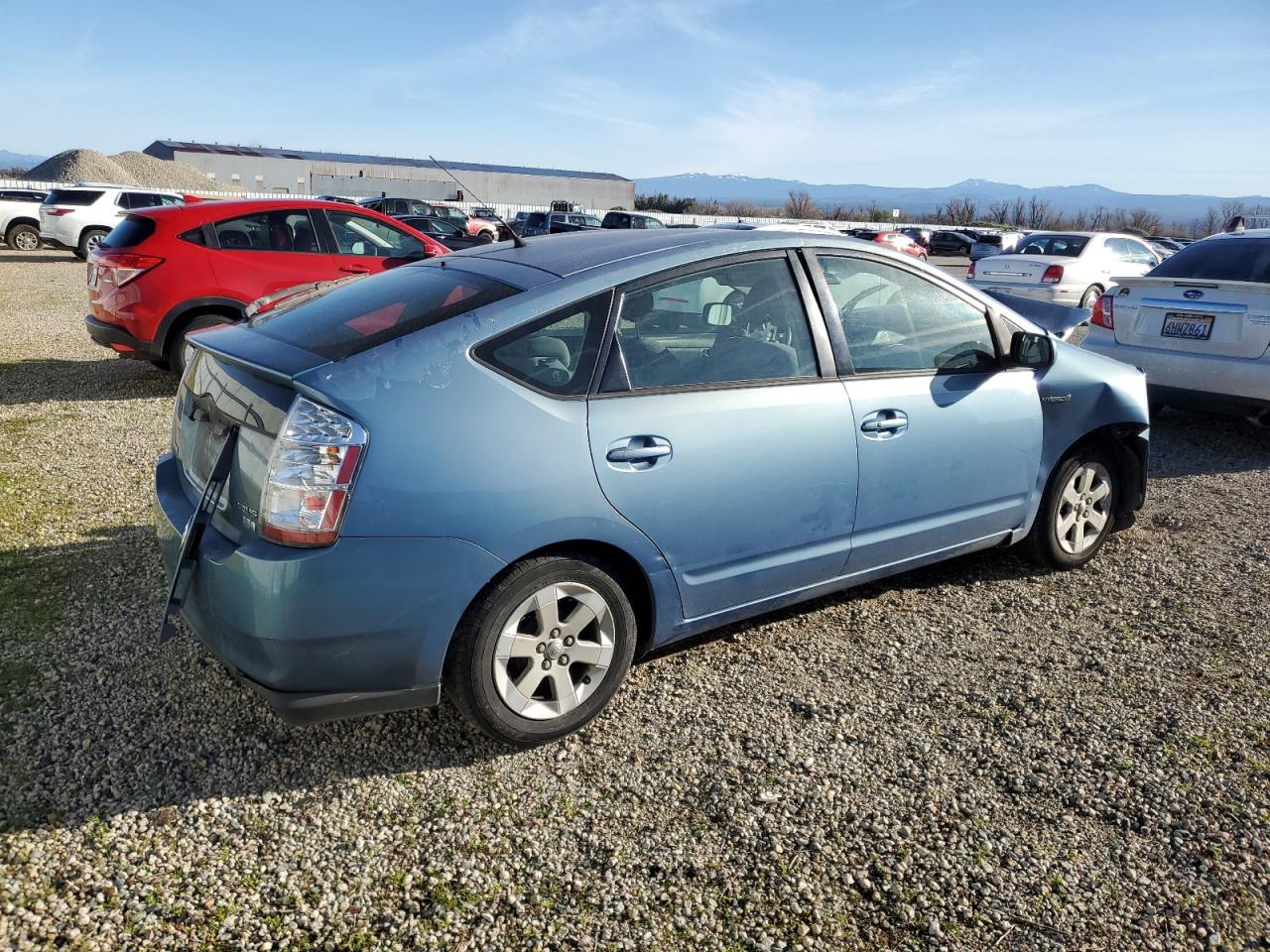 2006 Toyota Prius VIN JTDKB20U163158226 Copart auction photo, front end / side damage thumbnail 3