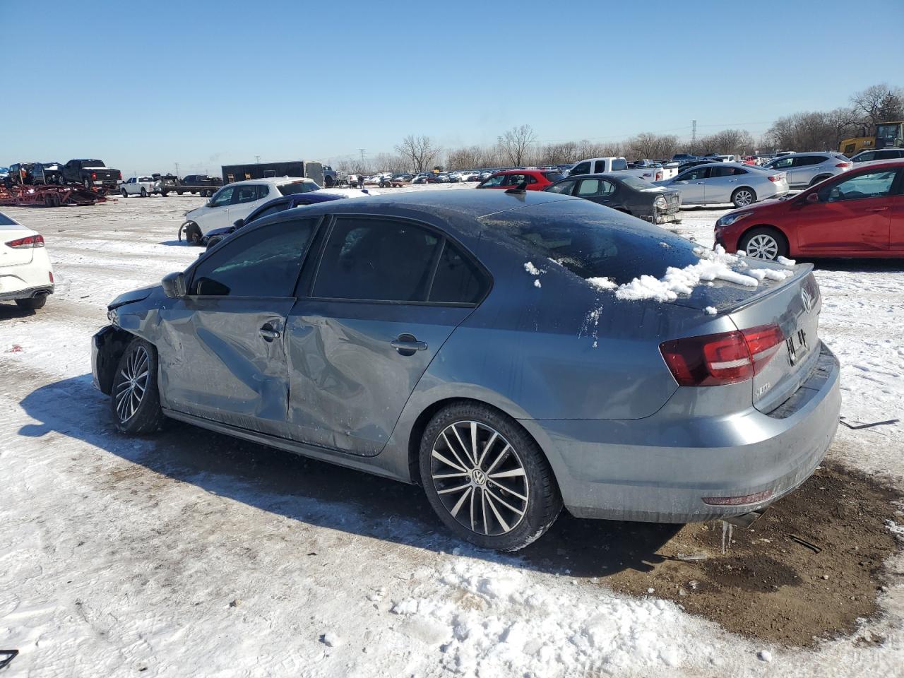 2016 Volkswagen Jetta VIN 3VWD17AJ1GM395146 Copart auction photo, front end / side damage thumbnail 2
