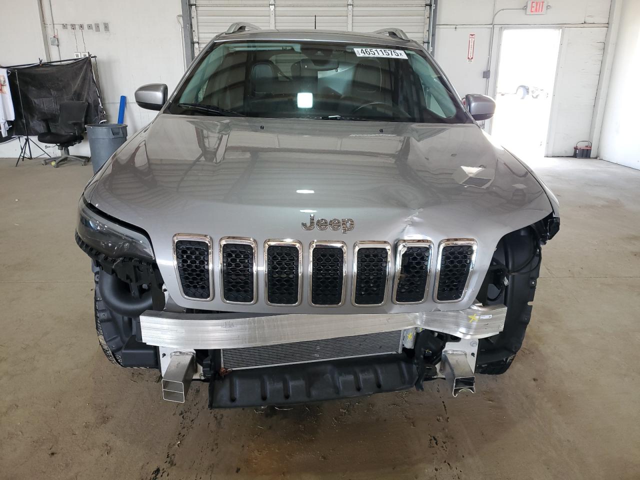 2021 Jeep Grand Cherokee VIN 1C4PJMDX1MD161305 Copart auction photo, front end / frame damage damage thumbnail 5