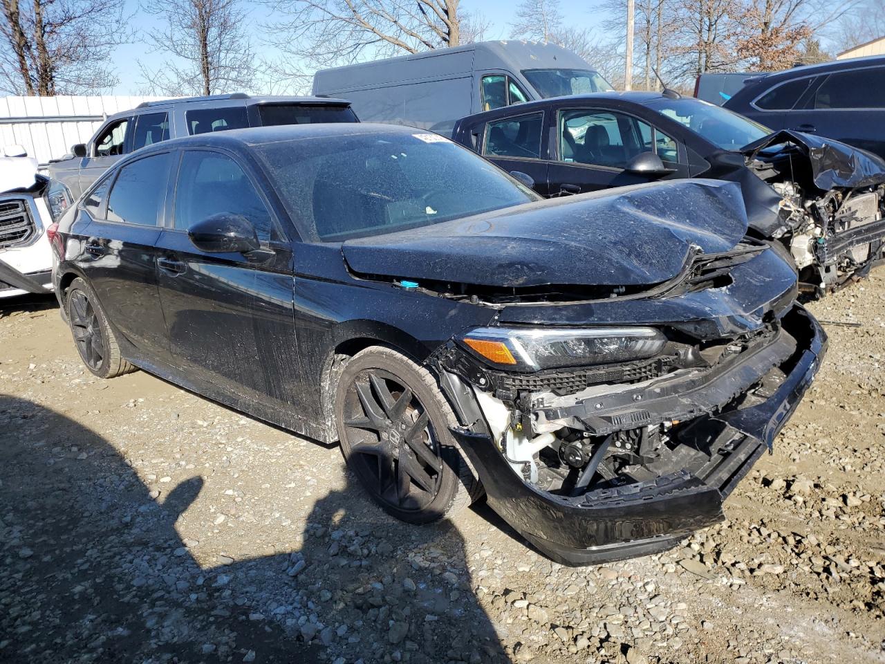 2024 Honda Civic VIN 2HGFE2F51RH519868 Copart auction photo, front end damage thumbnail 4