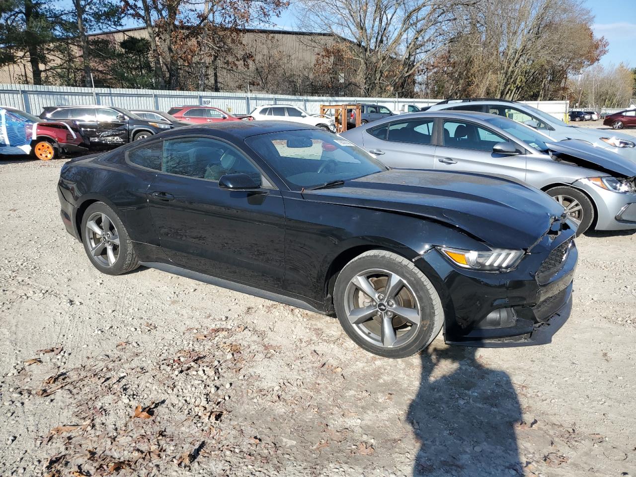 2017 Ford Mustang VIN 1FA6P8TH9H5255742 Copart auction photo, front end / rear end damage thumbnail 4