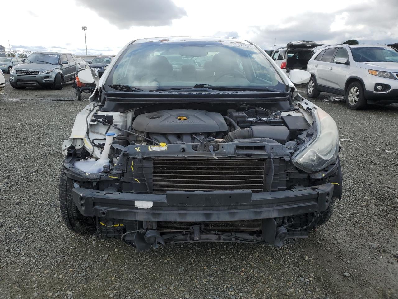 2012 Hyundai Elantra VIN 5NPDH4AE6CH071528 Copart auction photo, front end damage thumbnail 5