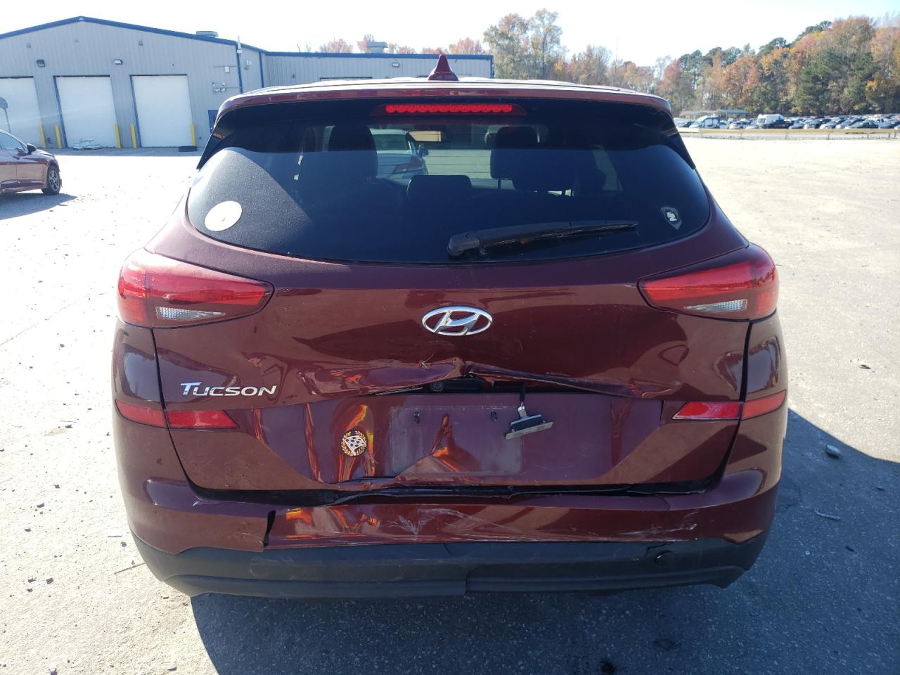 2019 Hyundai Tucson VIN KM8J23A40KU060854 Copart auction photo, rear end / front end damage thumbnail 6