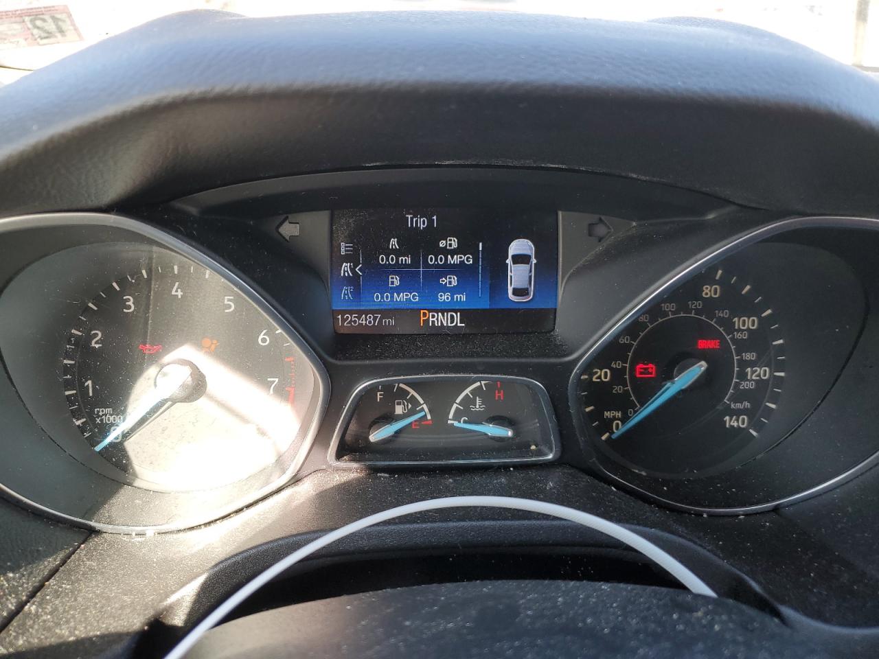 2015 Ford Focus VIN 1FADP3E24FL260553 Copart auction photo, front end damage thumbnail 9