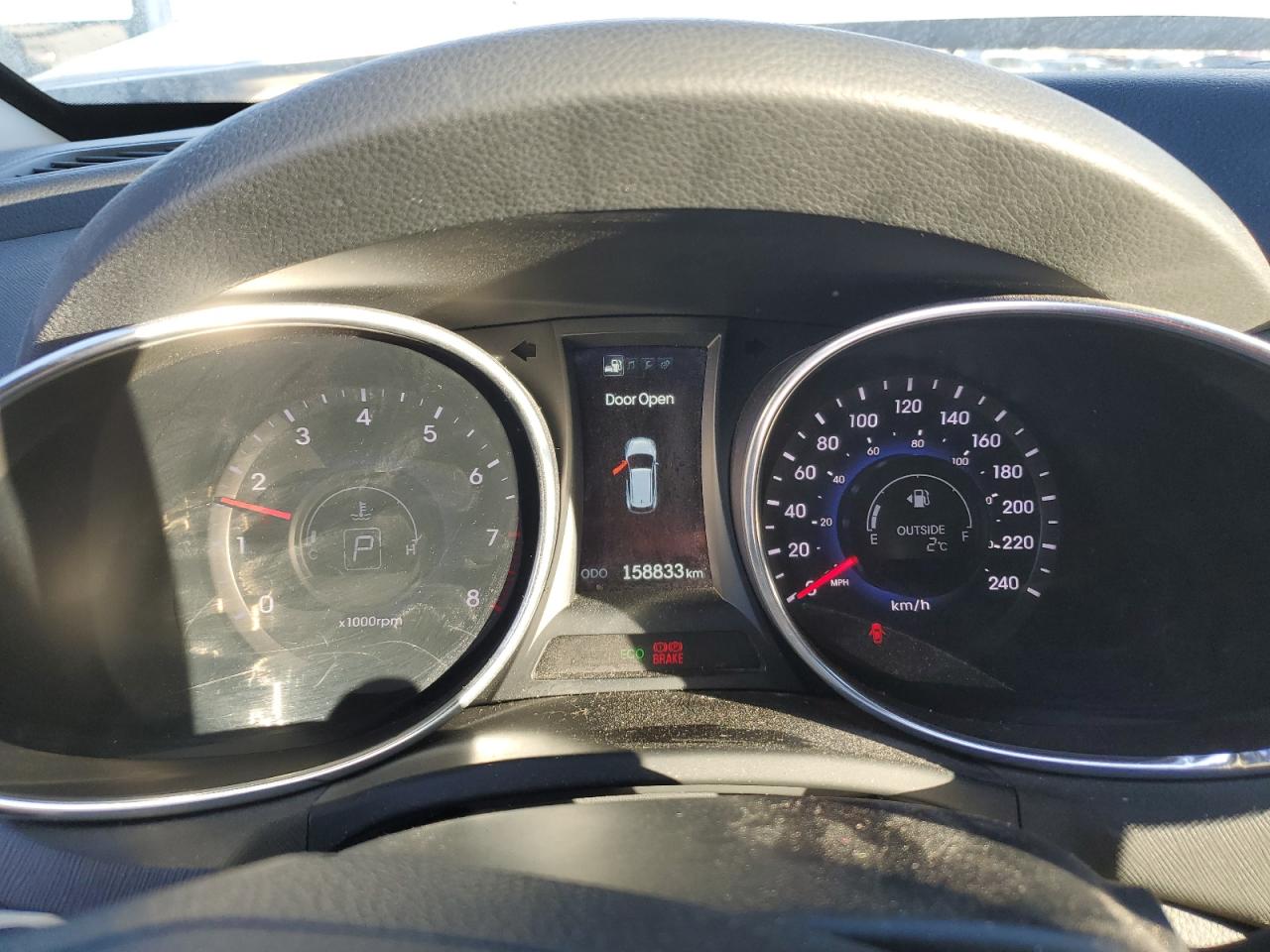 2015 Hyundai Santa Fe VIN 5XYZUDLA8FG267493 Copart auction photo, rear end / front end damage thumbnail 9