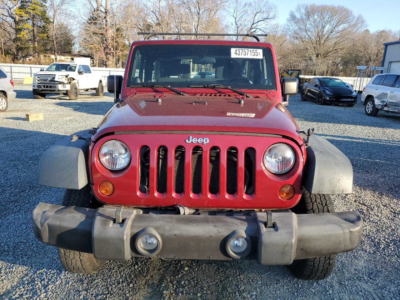2012 Jeep Wrangler VIN 1C4AJWAG5CL287001 Copart auction photo, frame damage / mechanical damage thumbnail 5