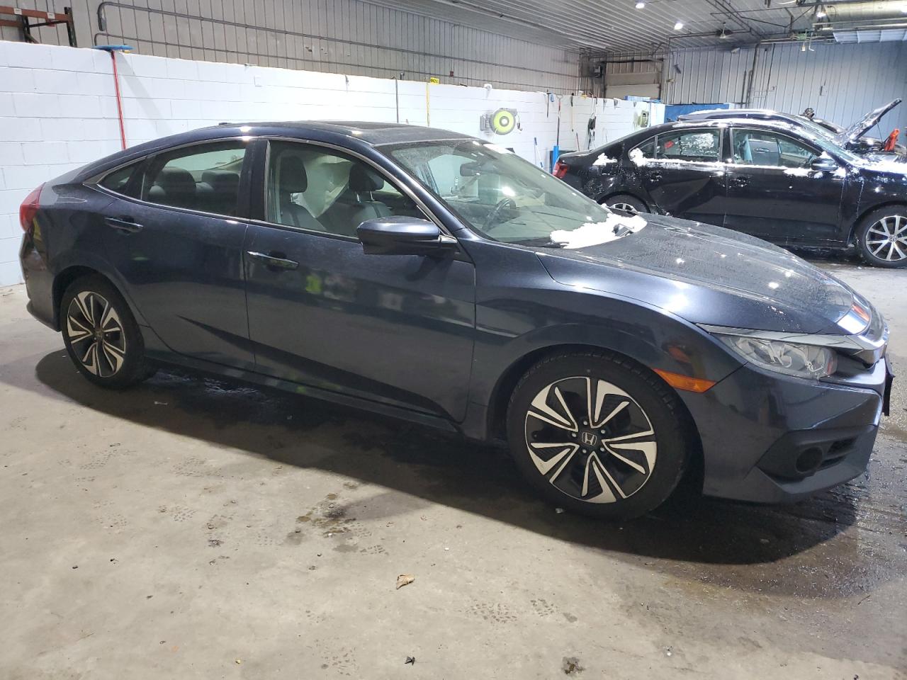 2018 Honda Civic VIN JHMFC1F36JX014100 Copart auction photo, side / front end damage thumbnail 4