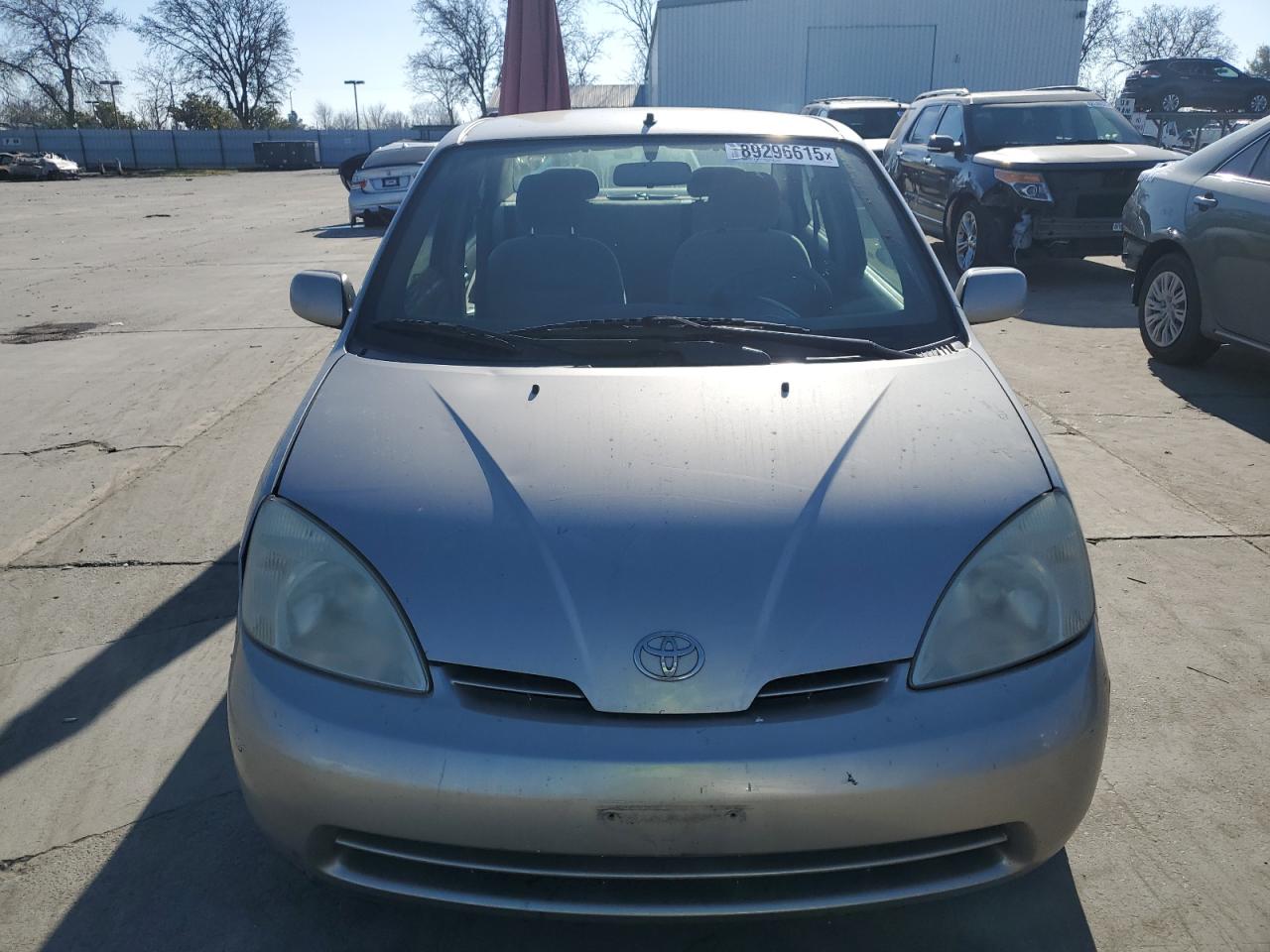 2001 Toyota Prius VIN JT2BK12U810026512 Copart auction photo, rear end / front end damage thumbnail 5