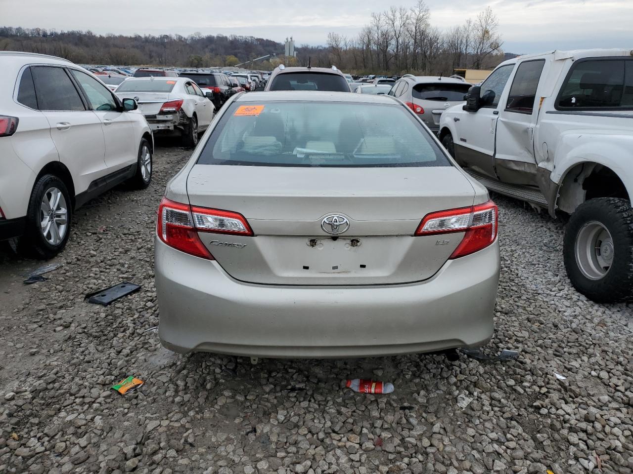 2014 Toyota Camry VIN 4T4BF1FK7ER355710 Copart auction photo, front end damage thumbnail 6