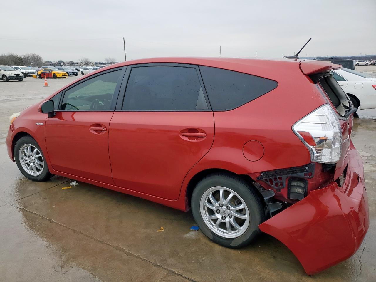 2014 Toyota Prius VIN JTDZN3EU7EJ001587 Copart auction photo, rear end / minor dent/scratches damage thumbnail 2