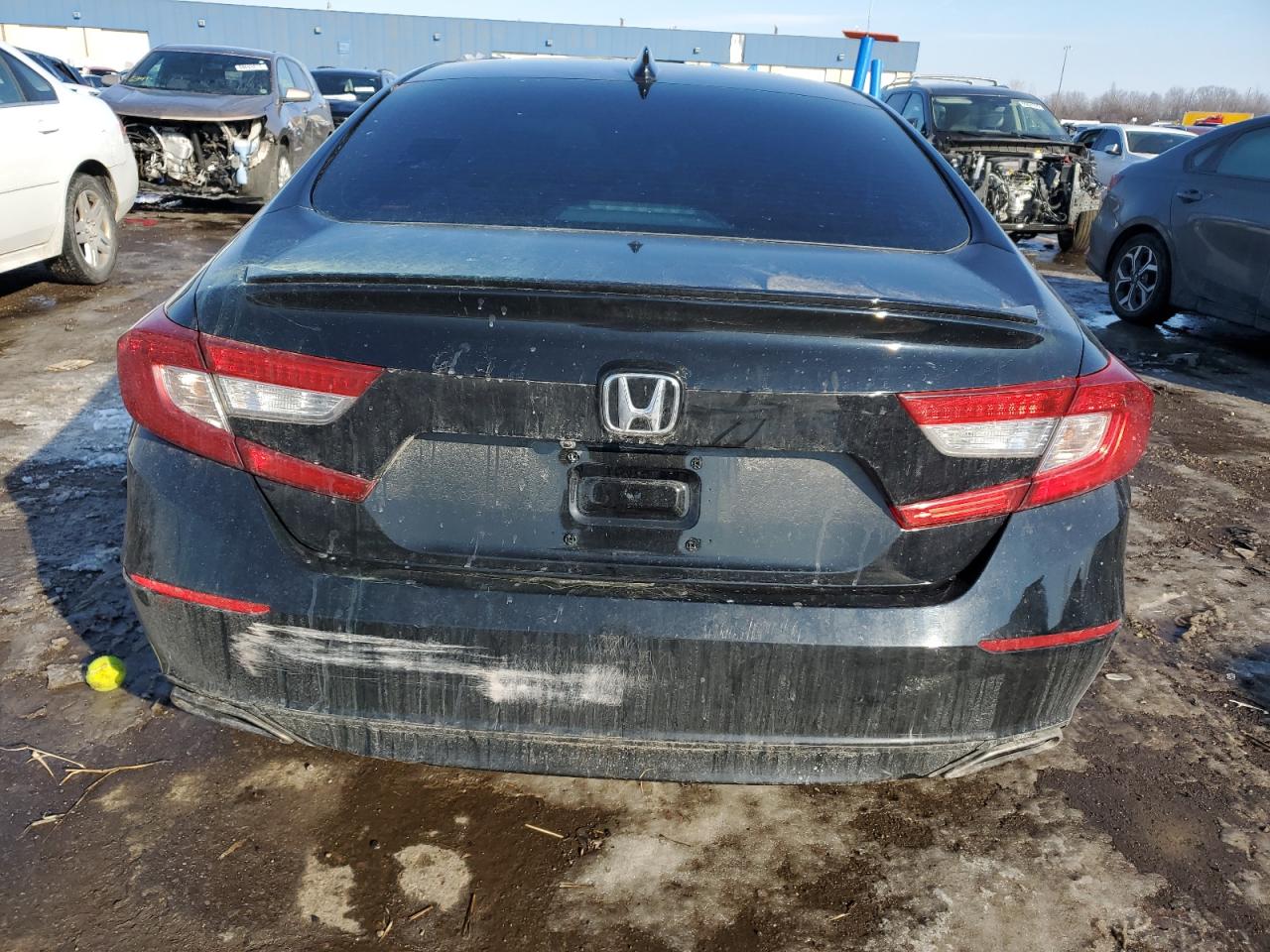 2018 Honda Accord VIN 1HGCV1F36JA227325 Copart auction photo, stripped damage thumbnail 6