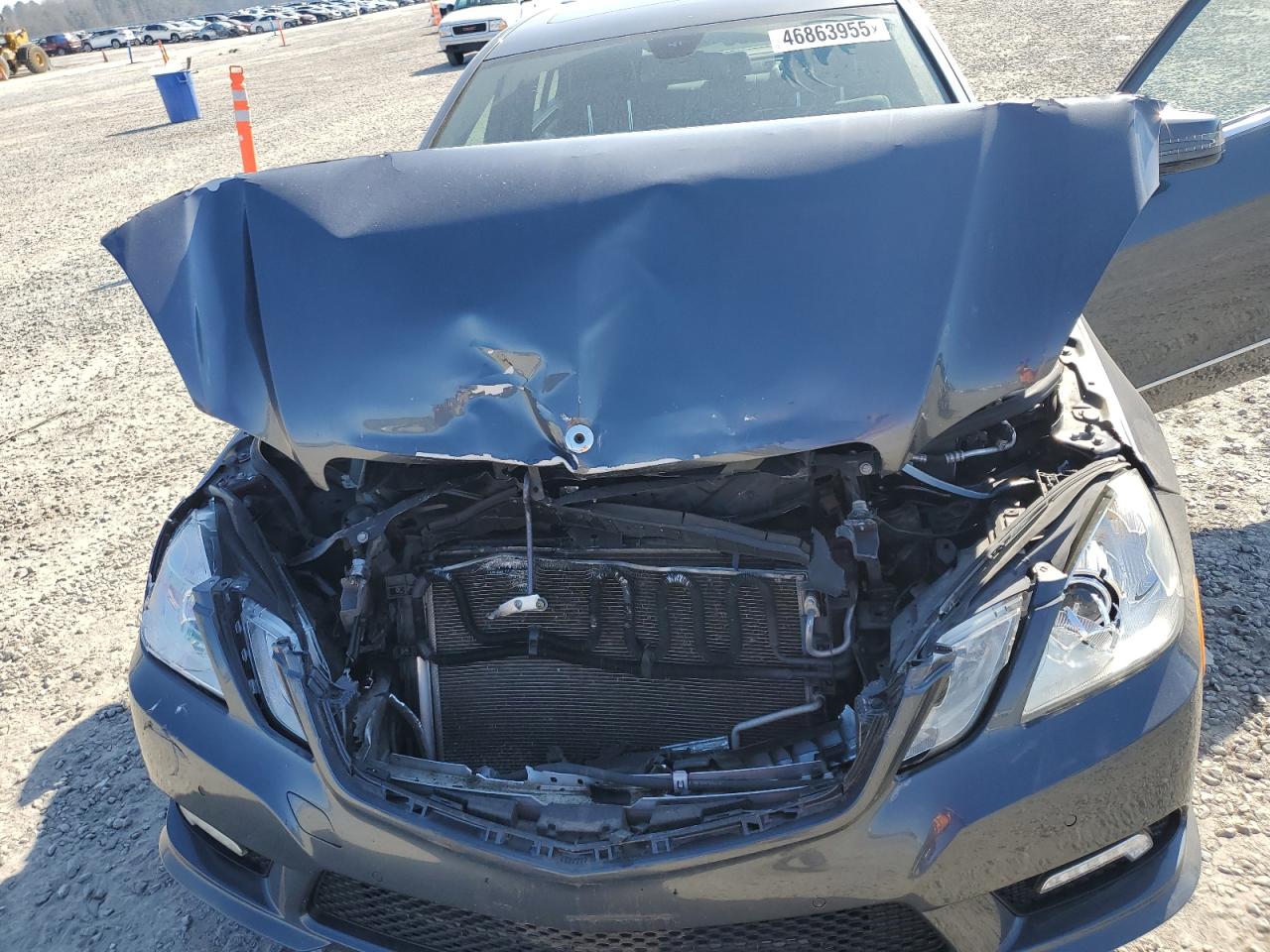 2011 Mercedes-Benz E-klasse VIN WDDHF5GB7BA374551 Copart auction photo, front end damage thumbnail 11