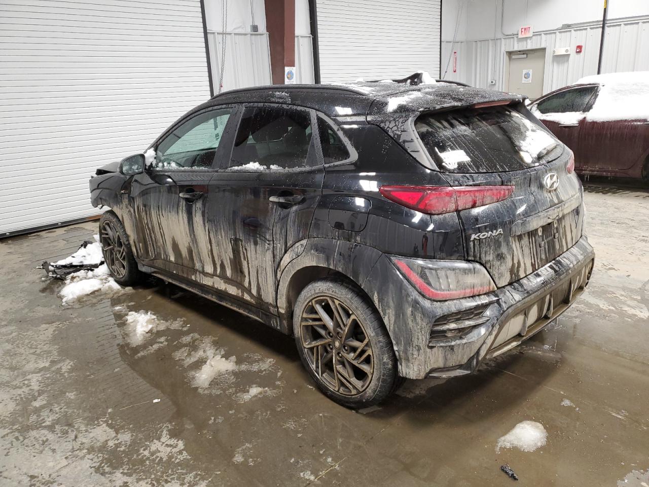 2022 Hyundai Kona VIN KM8K3CA35NU838465 Copart auction photo, front end damage thumbnail 2