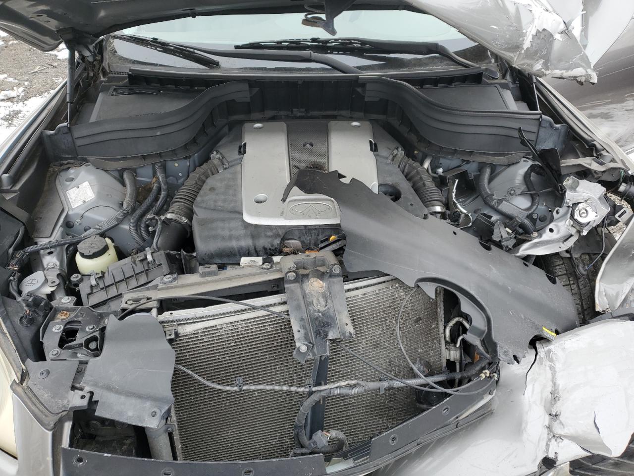 2009 Infiniti EX VIN JNKAJ09F49M952013 Copart auction photo, front end / minor dent/scratches damage thumbnail 14