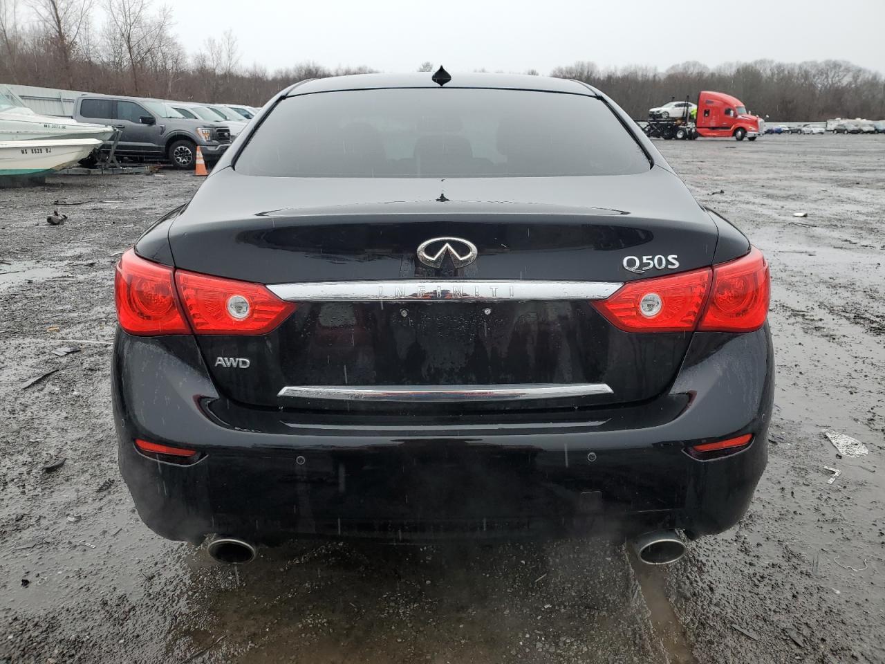 2017 Infiniti Q50 VIN JN1EV7AR2HM841483 Copart auction photo, front end / minor dent/scratches damage thumbnail 6