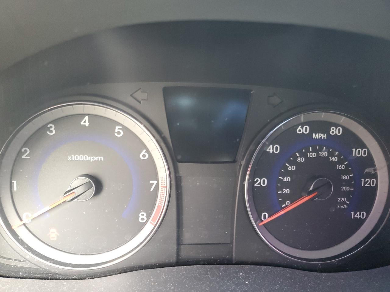 2014 Hyundai Accent VIN KMHCT4AE1EU707741 Copart auction photo, vandalism damage thumbnail 9